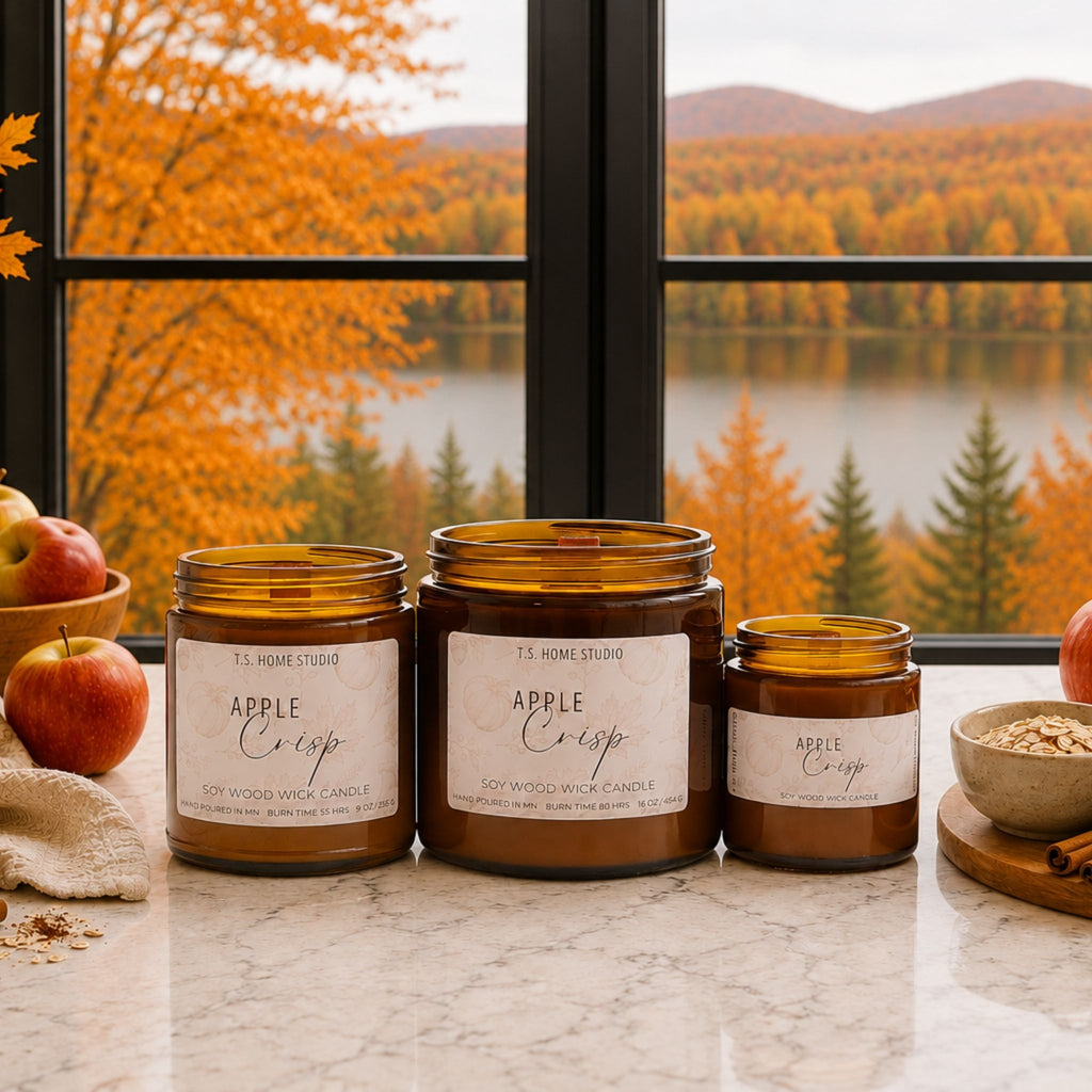 Apple Crisp Soy Wood Wick Candle