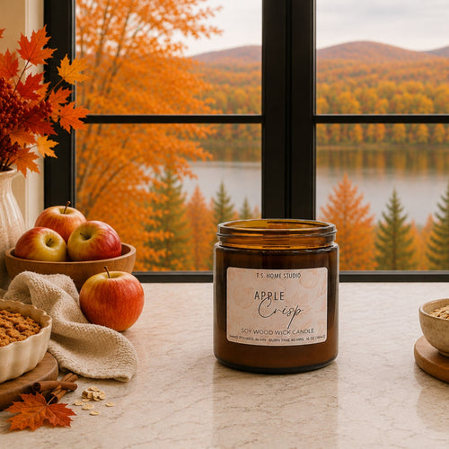 Apple Crisp Soy Wood Wick Candle