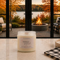 Buffalo Plaid Soy Wood Wick Candle
