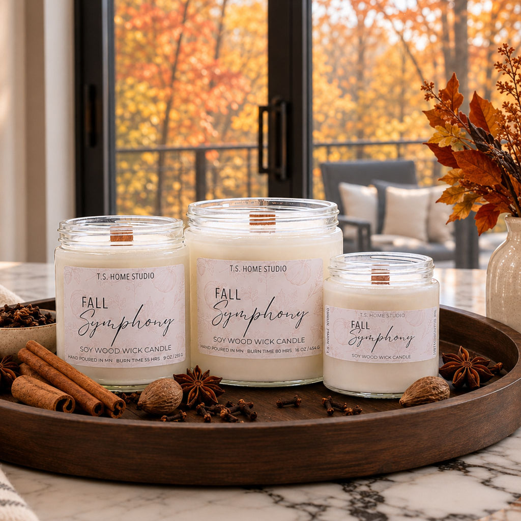 Fall Symphony Soy Wood Wick Candle
