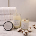 Fresh Cotton Soy Wood Wick Candle