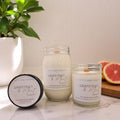 Grapefruit & Mint Soy Wood Wick Candle
