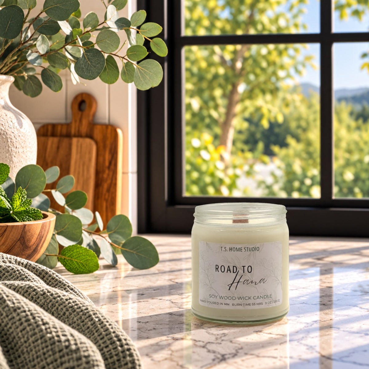 Road To Hana Soy Wood Wick Candle