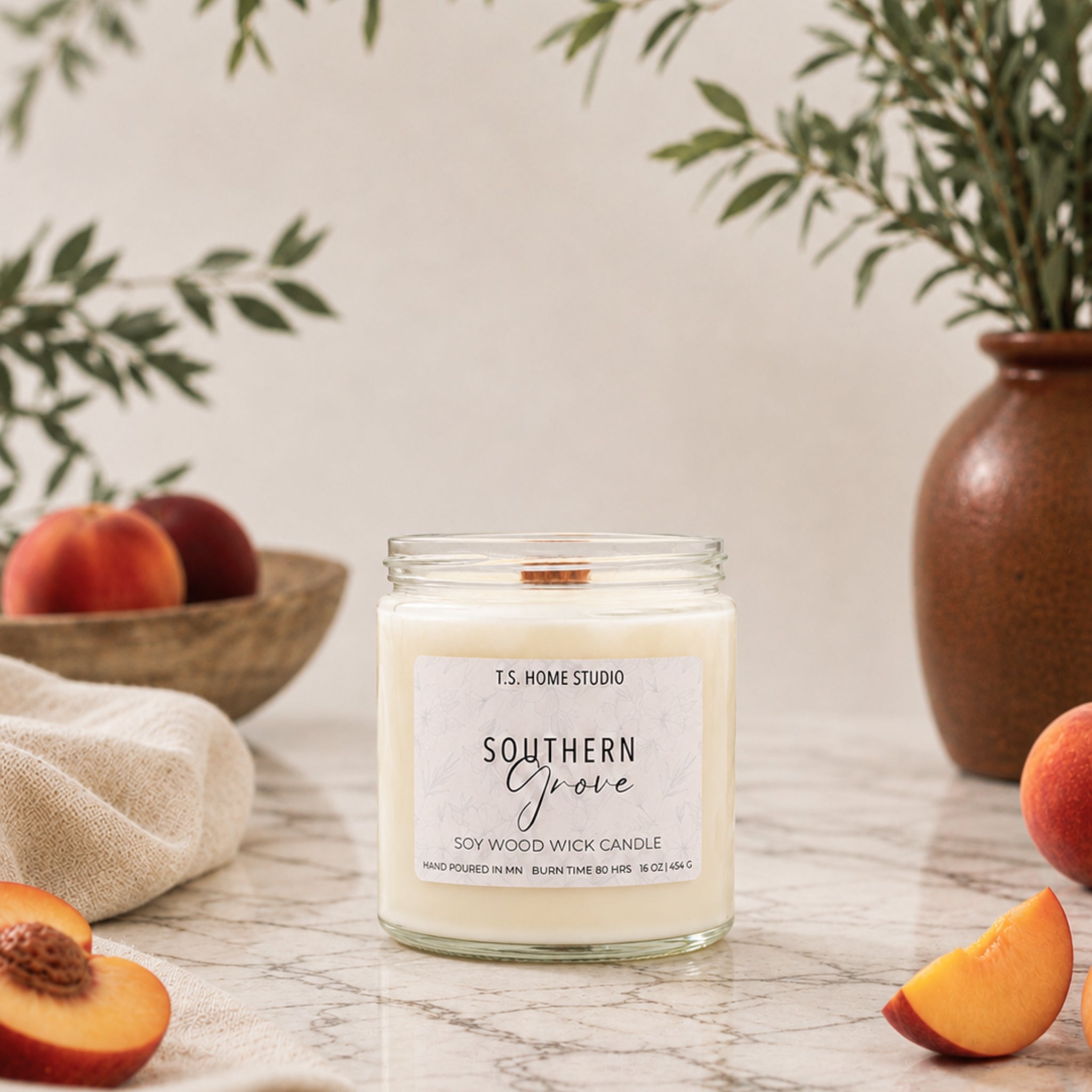 Southern Grove Soy Wood Wick Candle