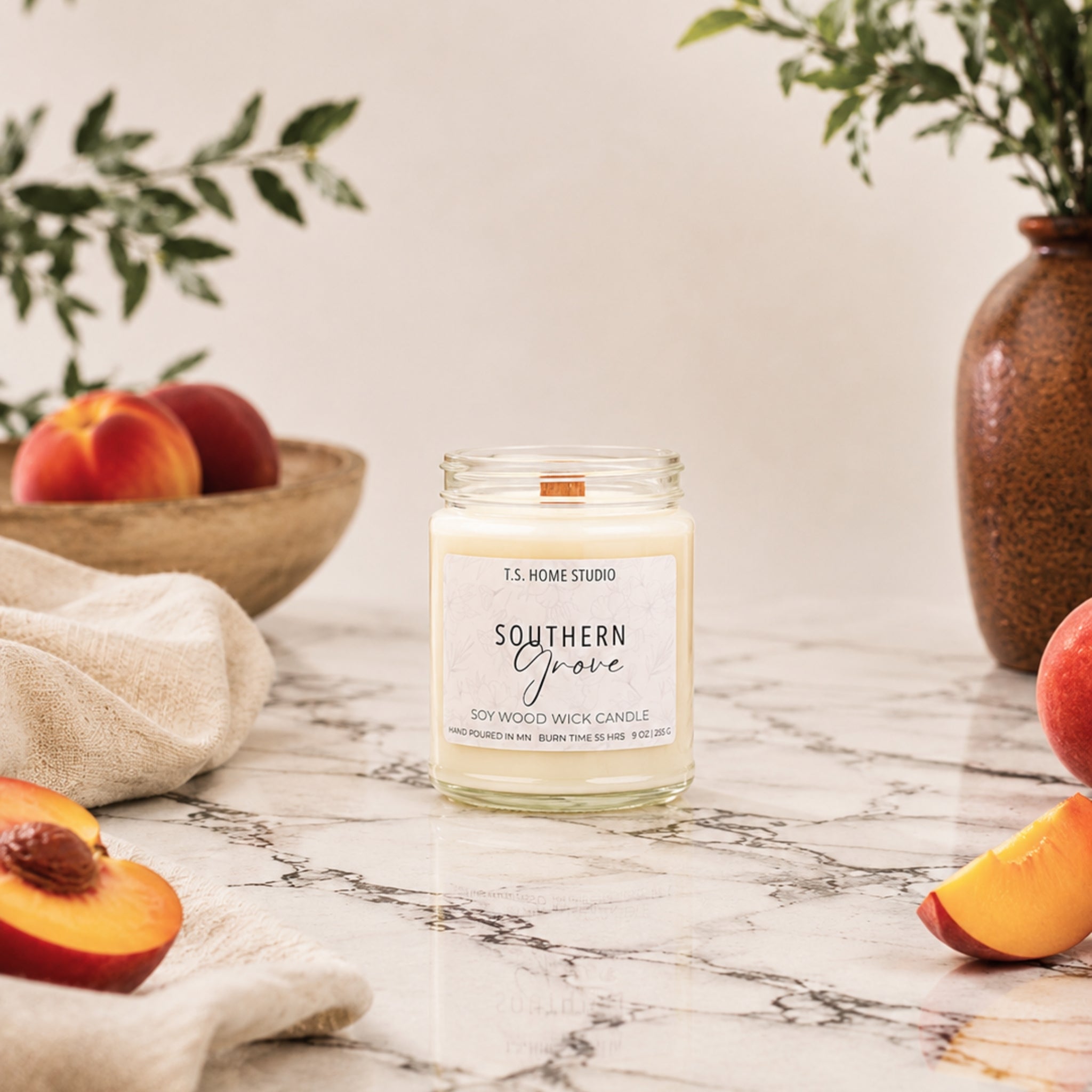 Southern Grove Soy Wood Wick Candle