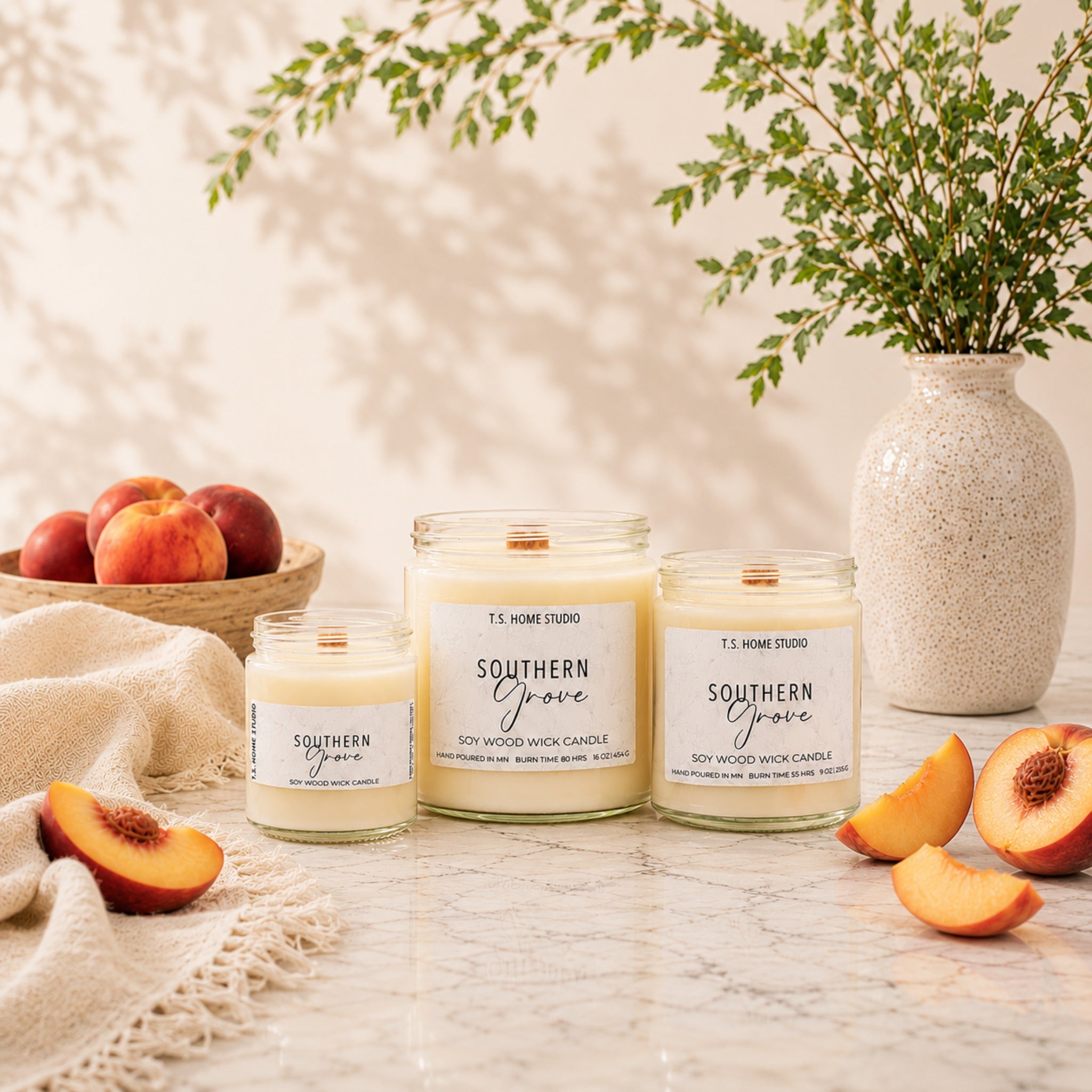Southern Grove Soy Wood Wick Candle