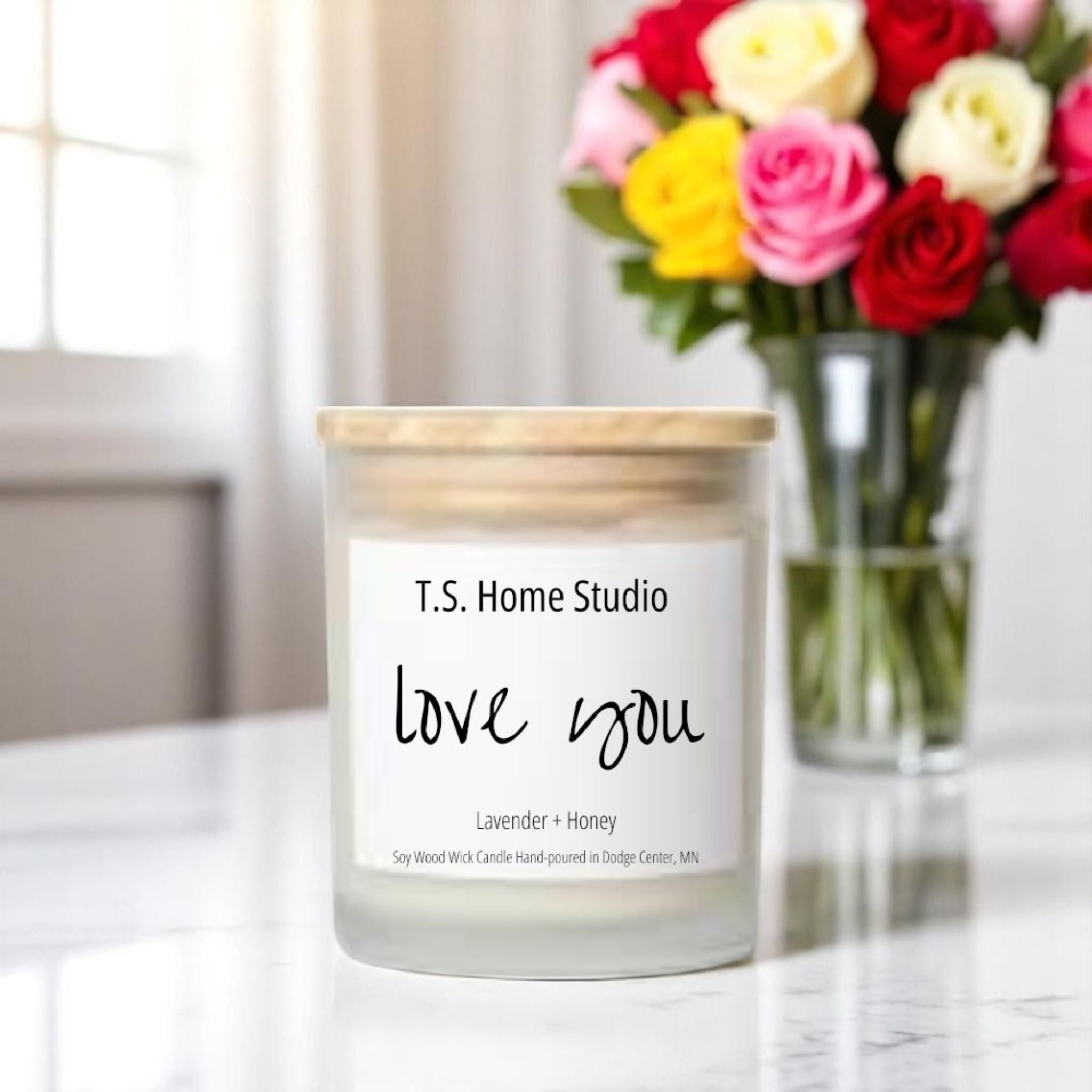 love you 10oz Candle